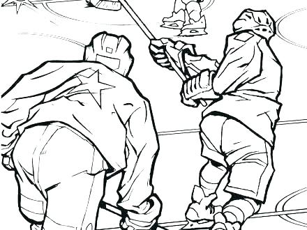 440x330 Hockey Goalie Coloring Sheets Hockey Goalie Coloring Pages Vector
