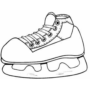 300x300 Ice Hockey Skate Coloring Sheet