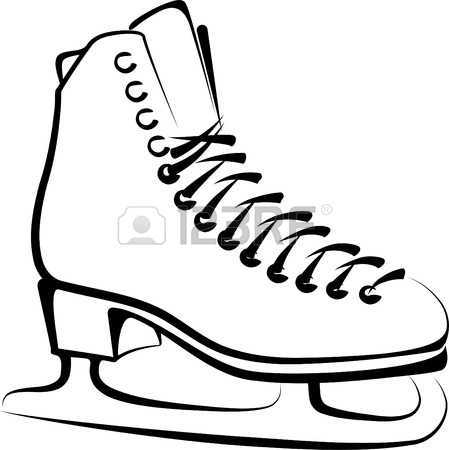 449x450 White Clipart Ice Skate Many Interesting Cliparts