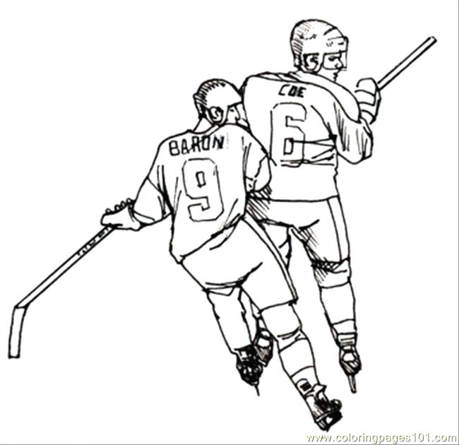 650x630 Coloring Pages Hockey Hockey Player Coloring Page Hockey Player