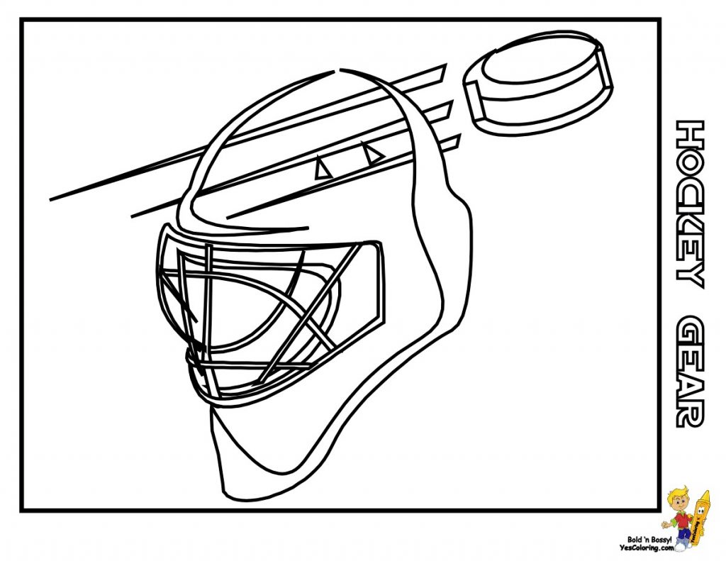 1024x791 Coloring Pages Of Hockey Equipment Fresh Hockey Stick Outline