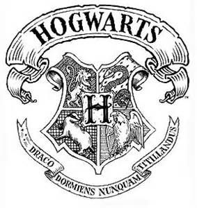 283x300 Hogwarts Crest Black And White