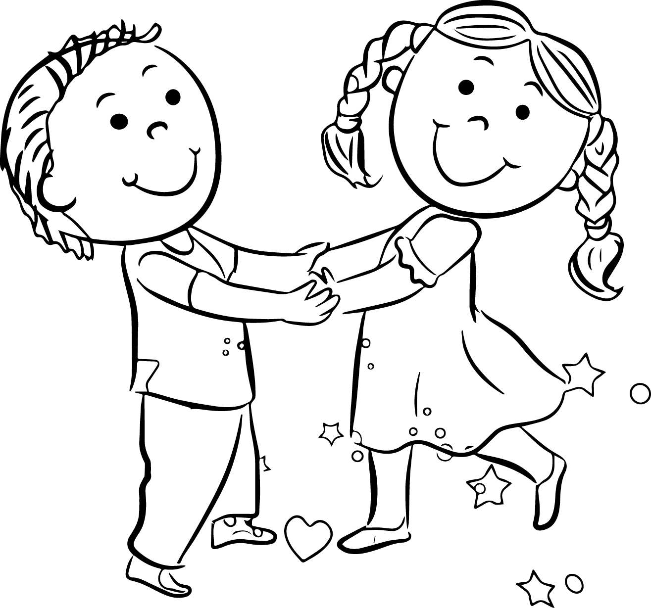 1315x1229 Children Sharing Coloring Pages Az Page Printable Childrens Disney