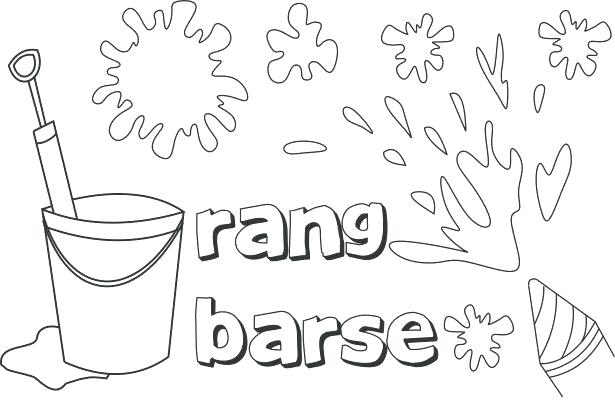 615x404 Colouring Pages And Colouring Page Happy Holi Coloring Pages