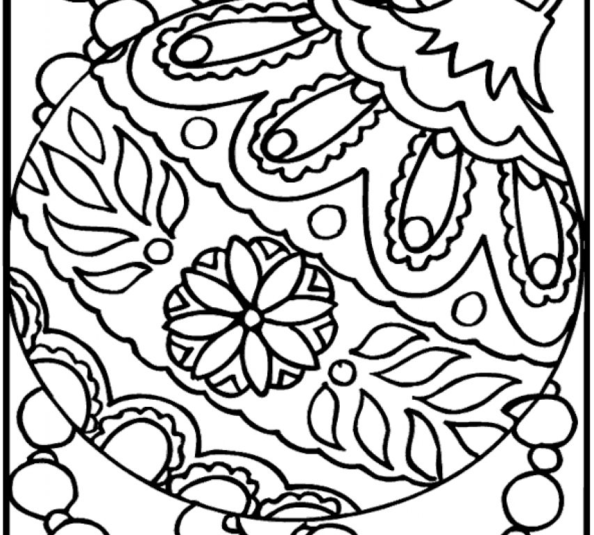 853x768 Wonderful Holidayoring Pages Page 6 Image 0001 Printable