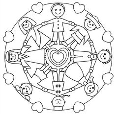 236x233 Childrens Mandalas Printable Holiday Mandala Coloring Pages