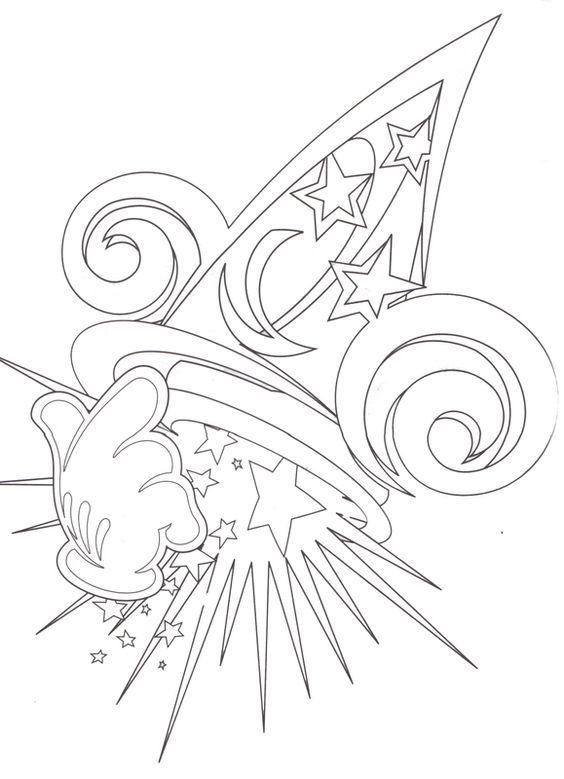 564x779 Hollywood Studios Lineart Designs (Mandala, Signs, Patterns