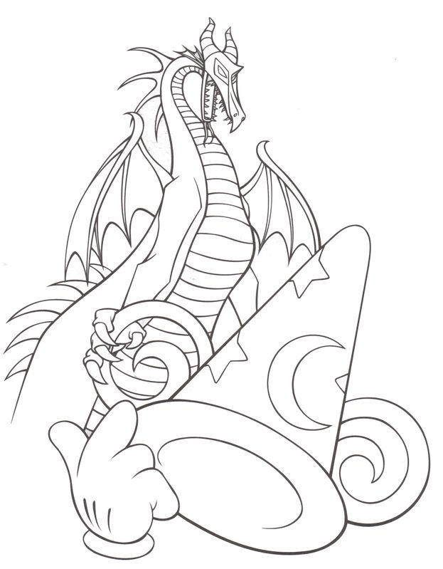 623x799 Hollywood Studios The Sorcerer's Hat Disney~coloring Pages