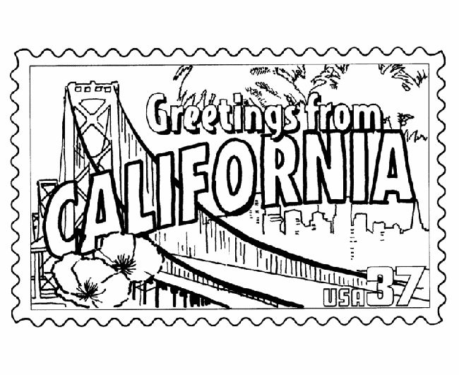 650x531 Hollywood Sign Coloring Page