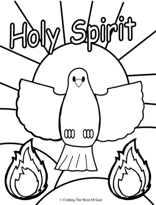 500x654 Holy Spirit Coloring Pages Print