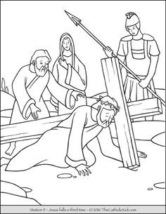 236x305 Stations Of The Cross Coloring Pages 10