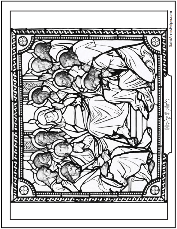 590x762 2 Holy Spirit Pictures To Color