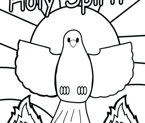 500x425 Holy Spirit Coloring Page Holy Spirit Coloring Pages Holy Spirit