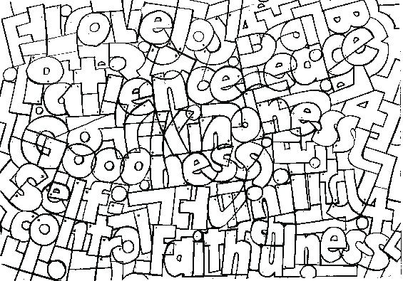 565x395 Holy Spirit Coloring Pages Holy Spirit Coloring Pages Fruit