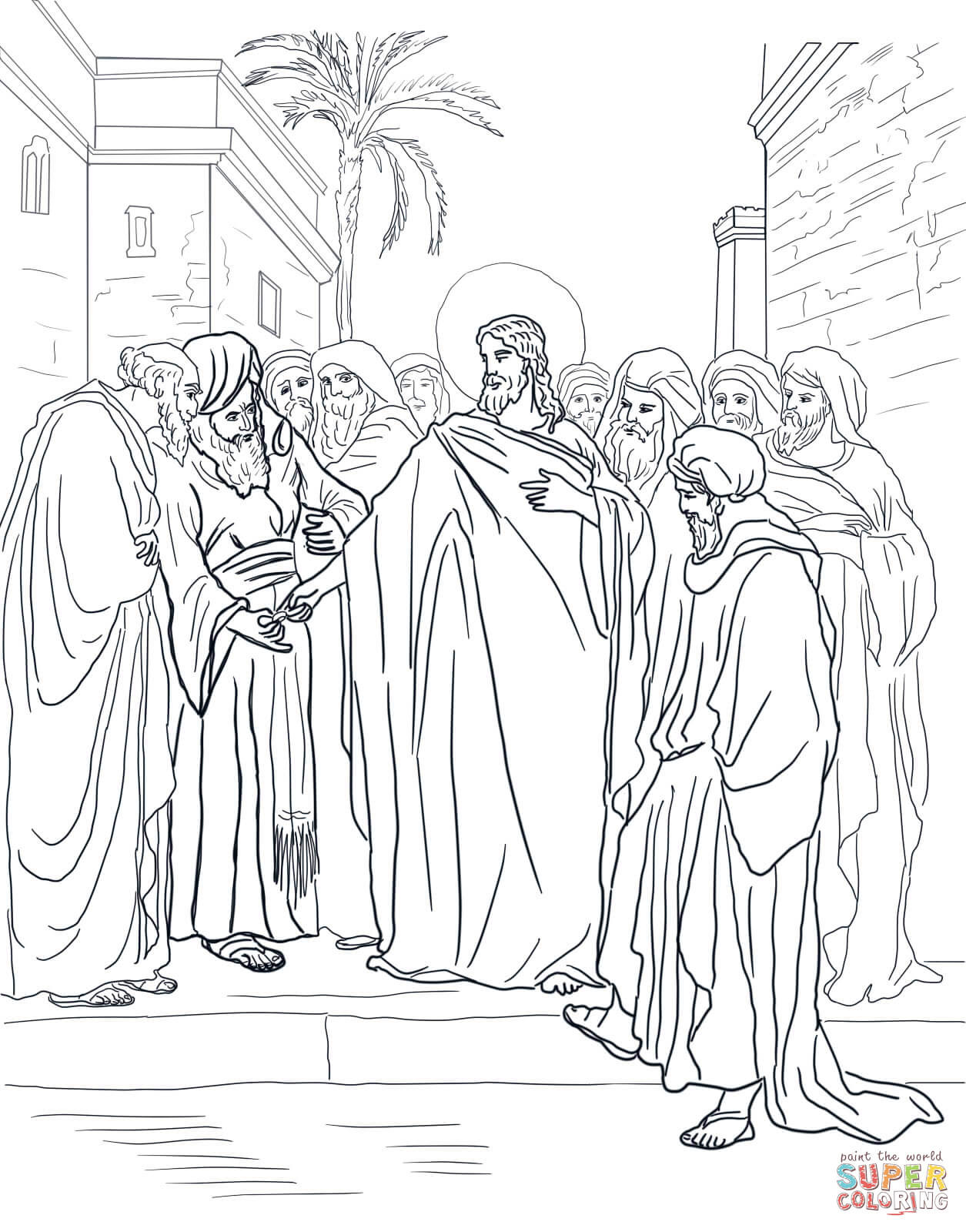1255x1600 Holy Thursday Coloring Pages