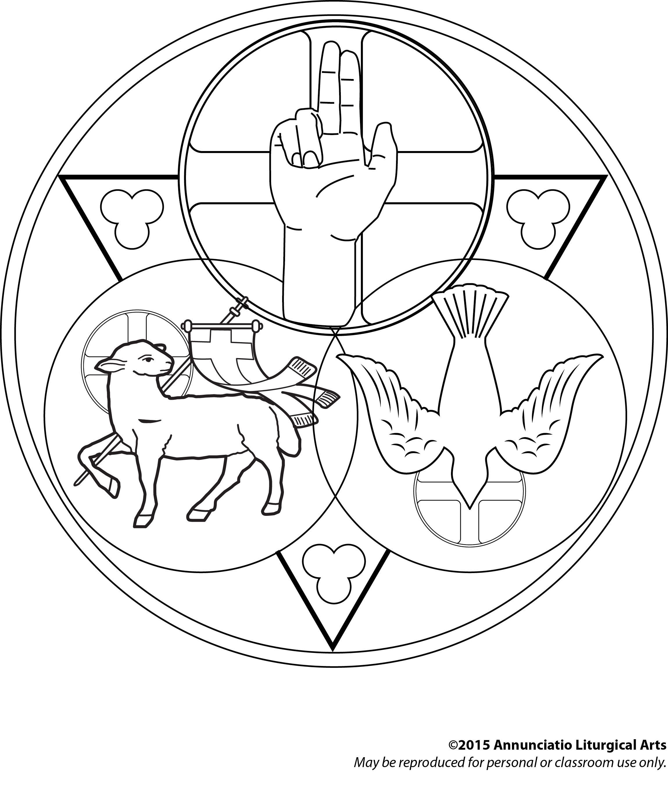 2299x2713 Holy Trinity Coloring Page. Find More Art