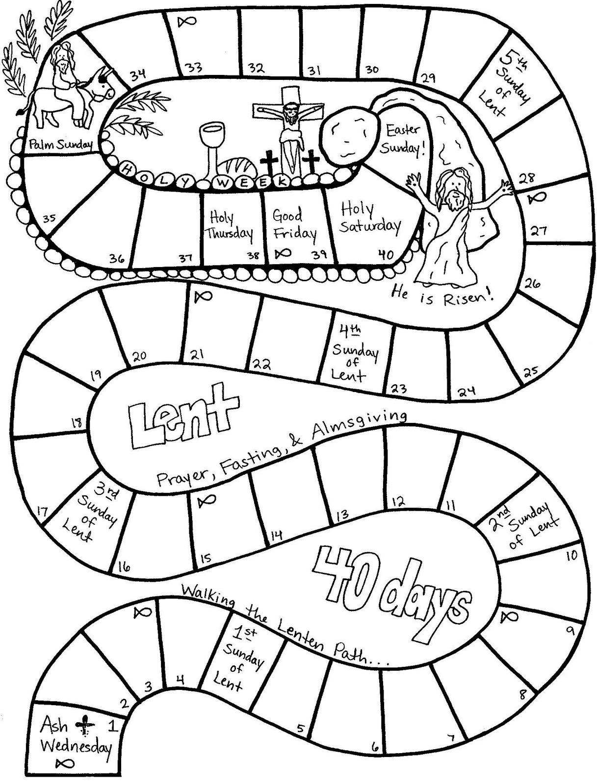 1217x1600 Lent Coloring Pages On Lent Coloring Pages Worksheets Photos Holy