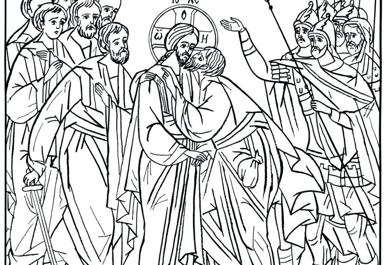 800x544 Holy Week Coloring Pages