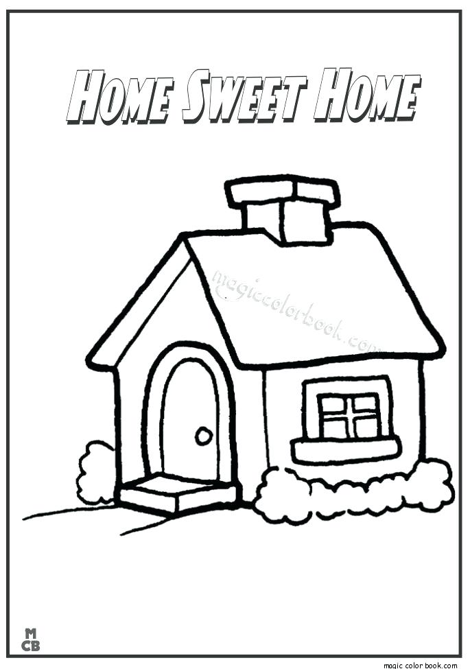 685x975 Home Coloring Pages Coloring Pages Home Activity Sheets Home