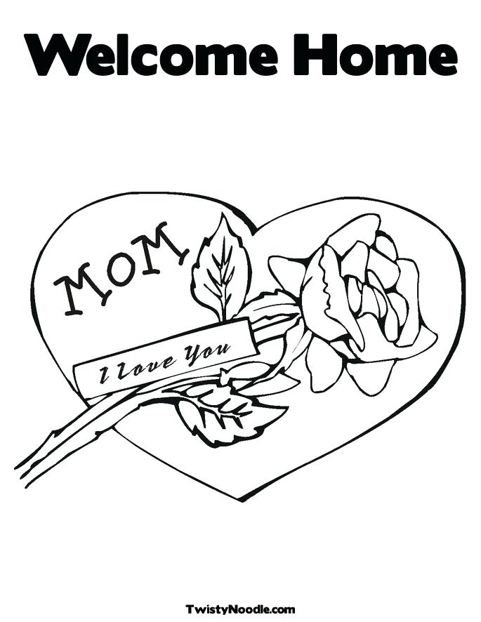 685x886 Home Coloring Pages Welcome Home Coloring Pages Kids And