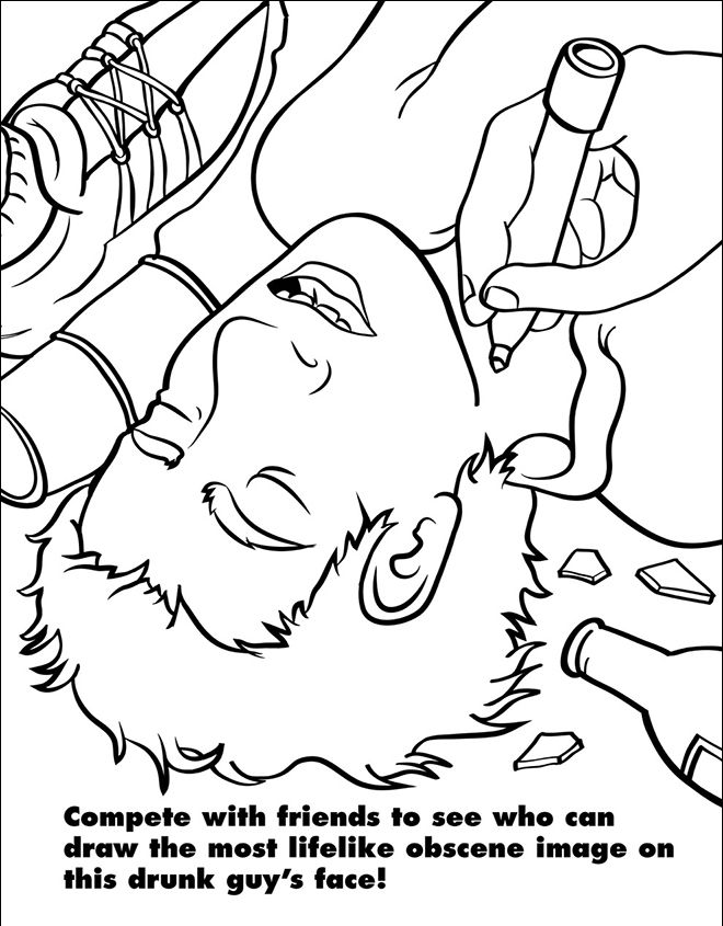 660x845 28 Best Humoristic Coloring Pages For Adults Images