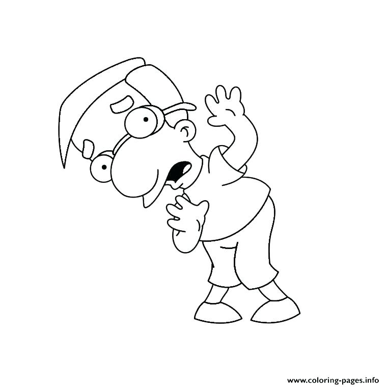 760x760 Homer Simpson Coloring Pages Coloring Pages Homer Free Homer