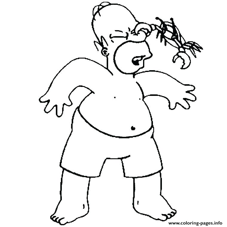 760x760 Homer Simpson Coloring Pages Homer Coloring Pages Free Homer