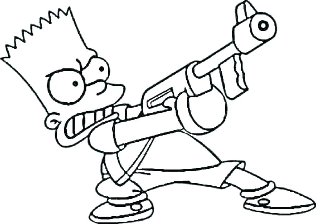1024x727 The Simpsons Coloring Pages