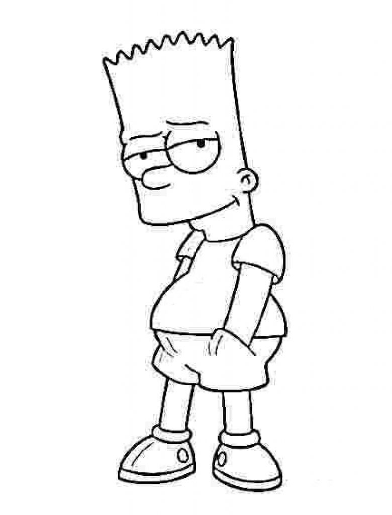 780x1024 Home Simpson With Donut Coloring Pages Print Colouring