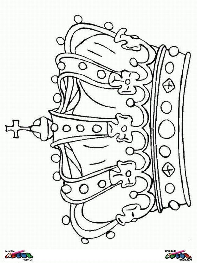 645x860 Queen's Day Coloring Page