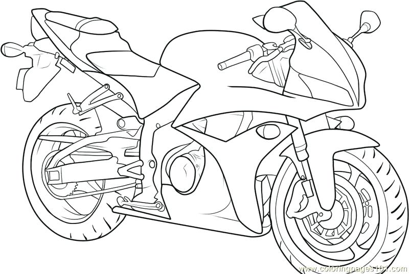 800x537 Motorbike Colour In Motorbike Coloring Page Honda Motorbike Colour