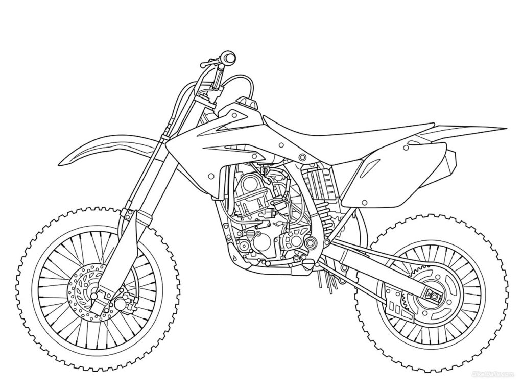 1024x768 Best Dirt Bike Coloring Pages Cool Honda Racing Gear Pdf Yamaha