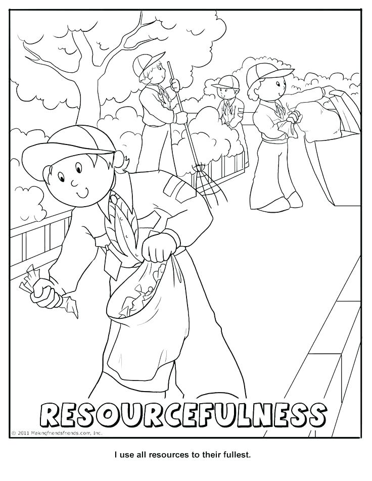 736x952 Honesty Coloring Pages Cub Scout Coloring Pages Pin By On Cub