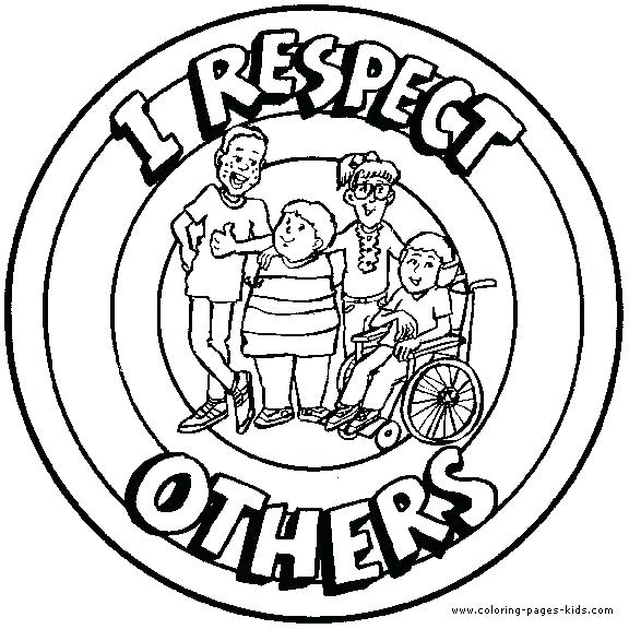 576x576 Character Education Coloring Pages Coloring Page Education
