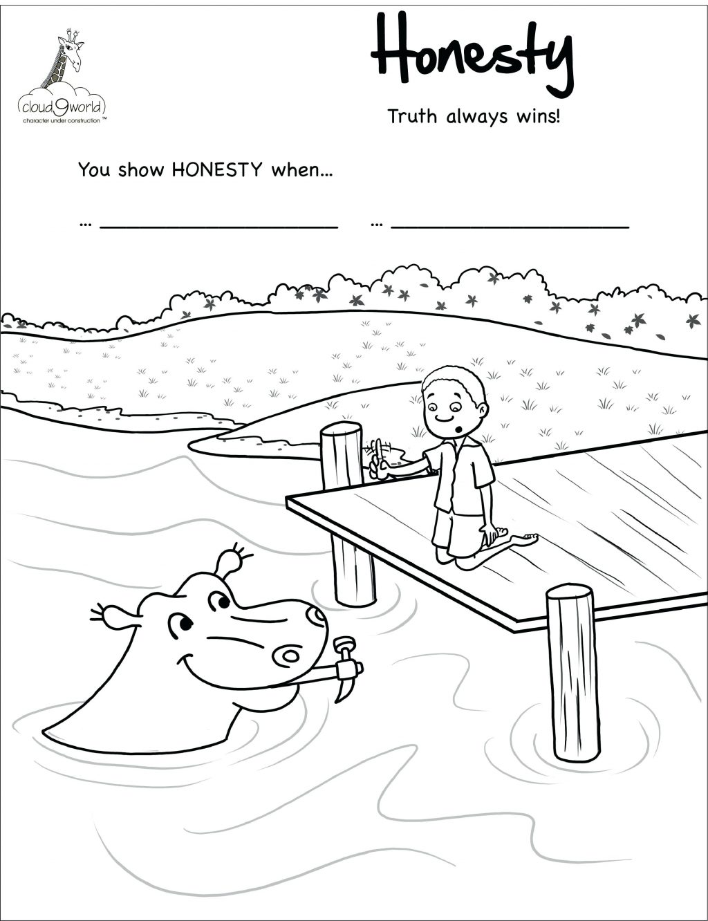 1024x1332 Coloring Page Stranger Danger Coloring Pages Responsibility Page