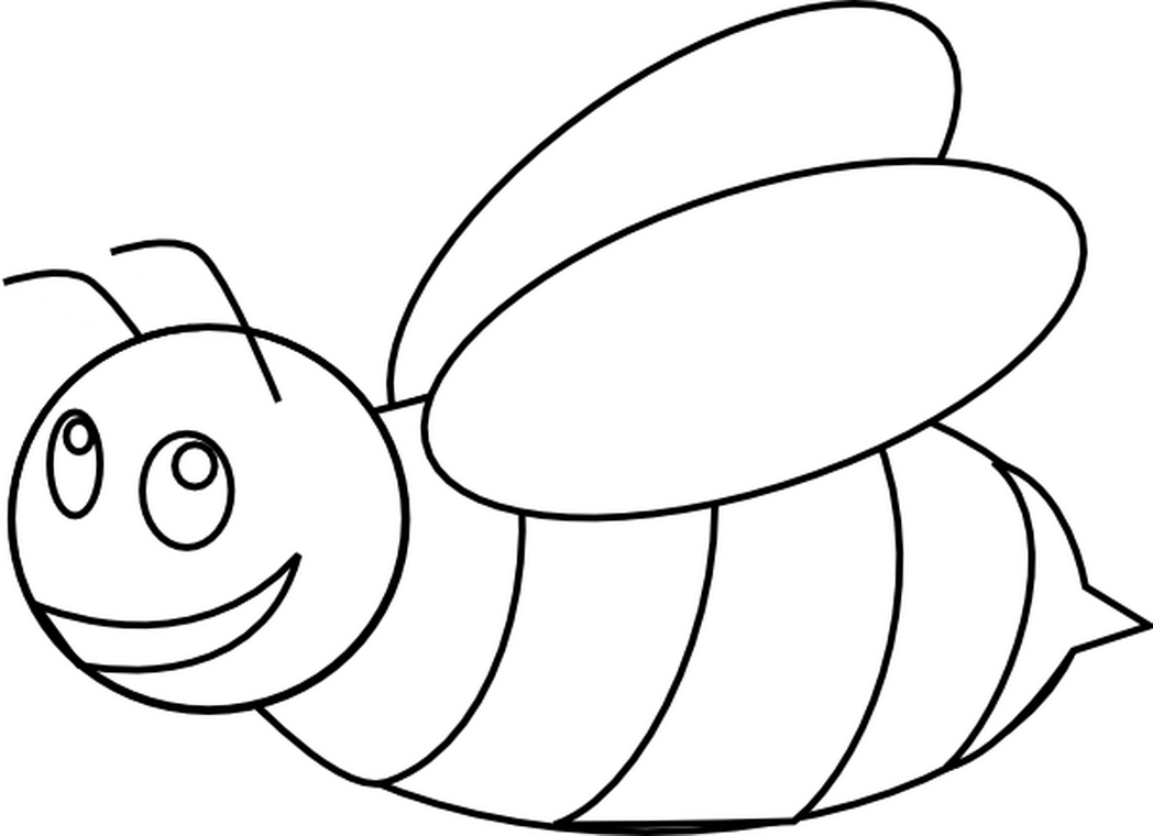 Honey Bee Coloring Pages
