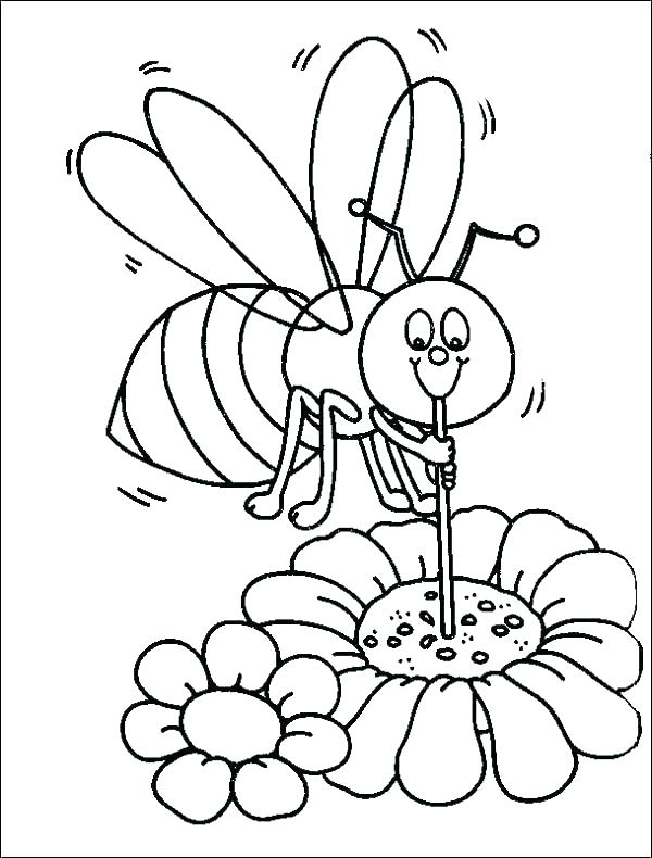 600x790 Bumblebee Coloring Page Bee Coloring Pages In Addition To Beehive