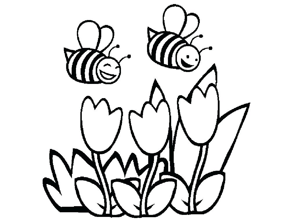 1024x768 Bee Attitudes Coloring Pages Free Printable Bumble For Kids Page