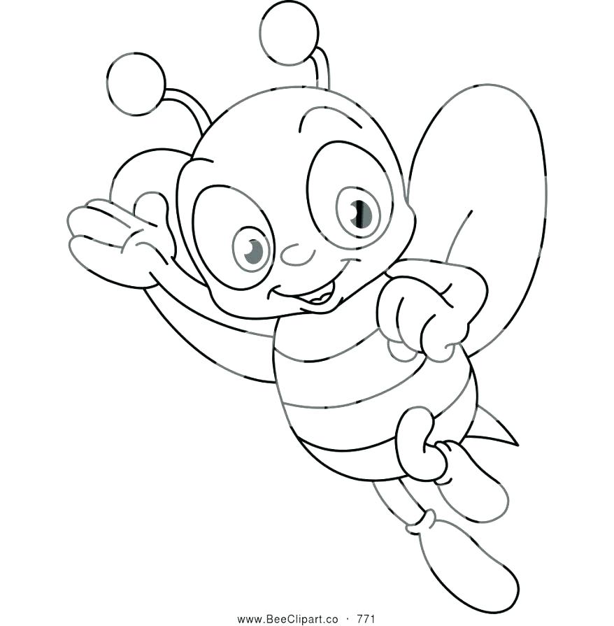 878x895 Astounding Honey Bee Coloring Page Astounding Honey Bee Coloring