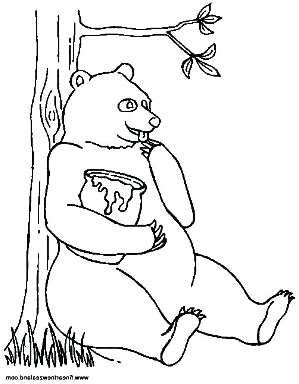 600x771 Winnie The Pooh Honey Pot Coloring Pages A Tale Of Freak Bear