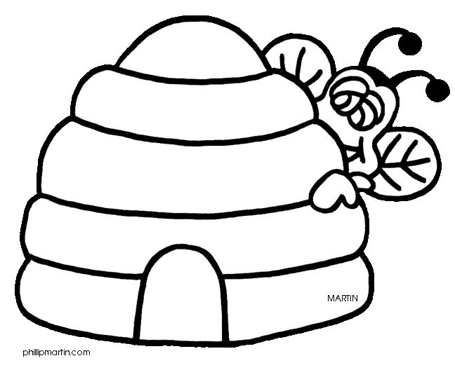 648x528 Beehive Coloring Page Color Bros