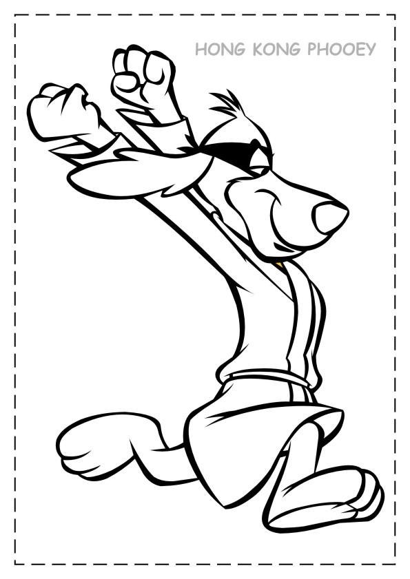 595x841 Hong Kong Phooey Coloring Page 11