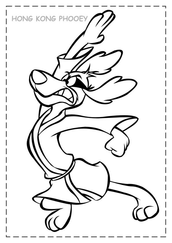 595x841 Hong Kong Phooey Coloring Page 12