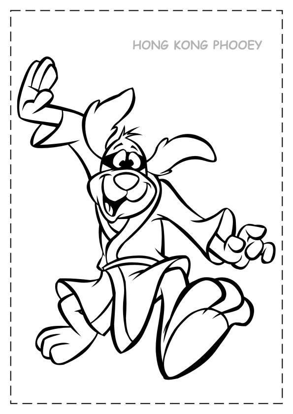 595x841 Hong Kong Phooey Coloring Page 7