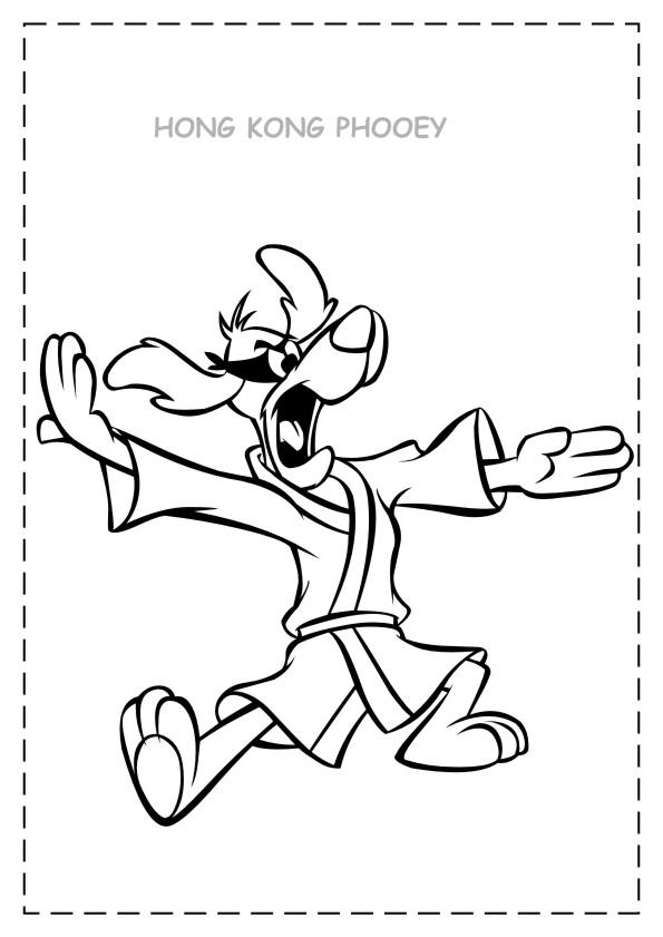 595x841 Hong Kong Phooey Coloring Page 9