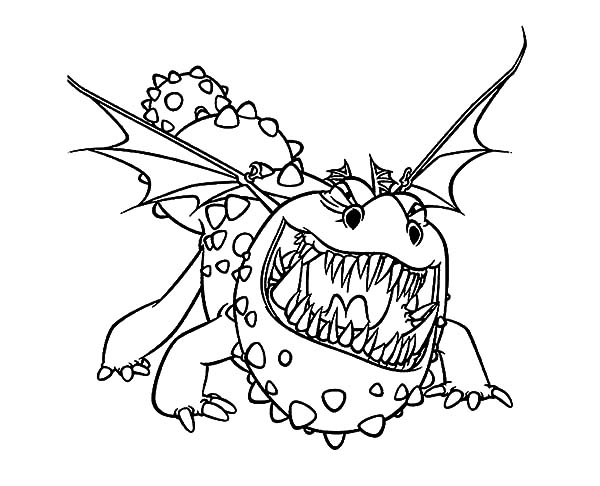 600x486 How To Train Your Dragon Coloring Pages