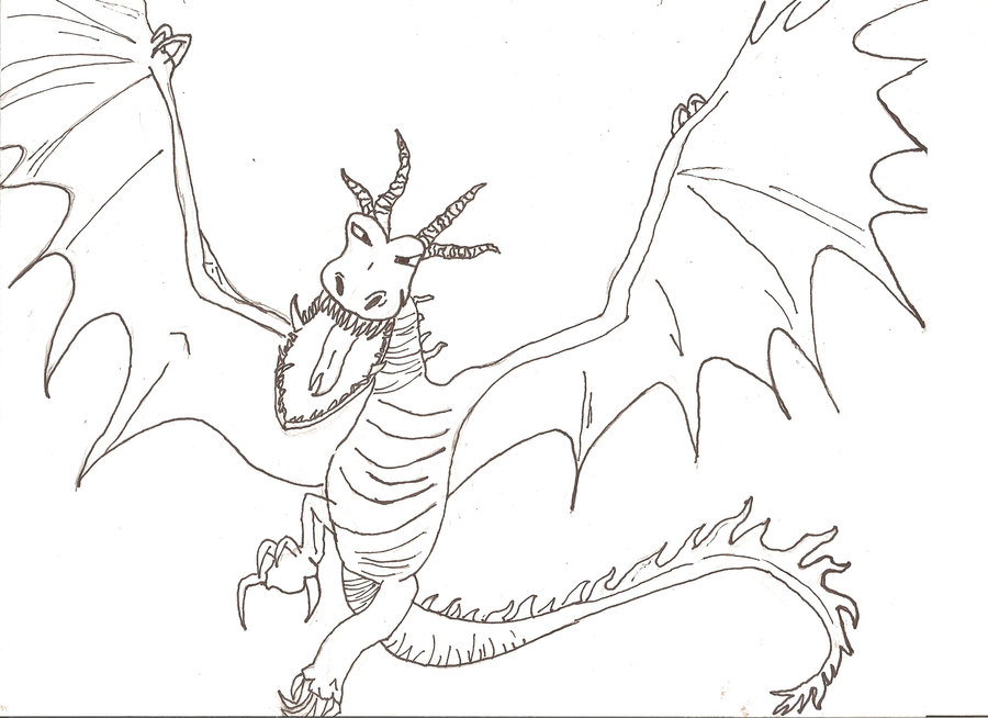 900x654 Monstrous Nightmare Coloring Pages