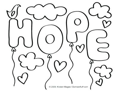 400x309 Breast Cancer Coloring Pages Hope Coloring Sheet Designed By Paper