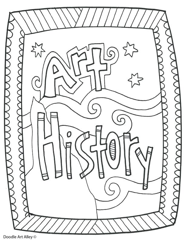 618x800 Subject Cover Pages Coloring Pages Classroom Doodles Free