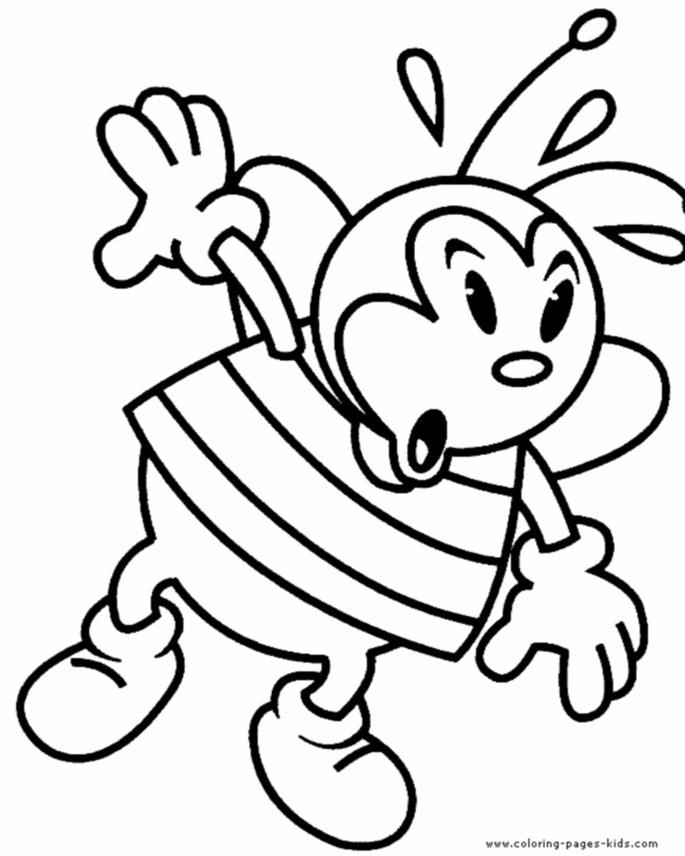 768x960 Bee Coloring Pages ~ Bees On The Net
